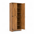 Hochschrank aus Holzwerkstoff mit 5 Regalböden 80x180x40cm
